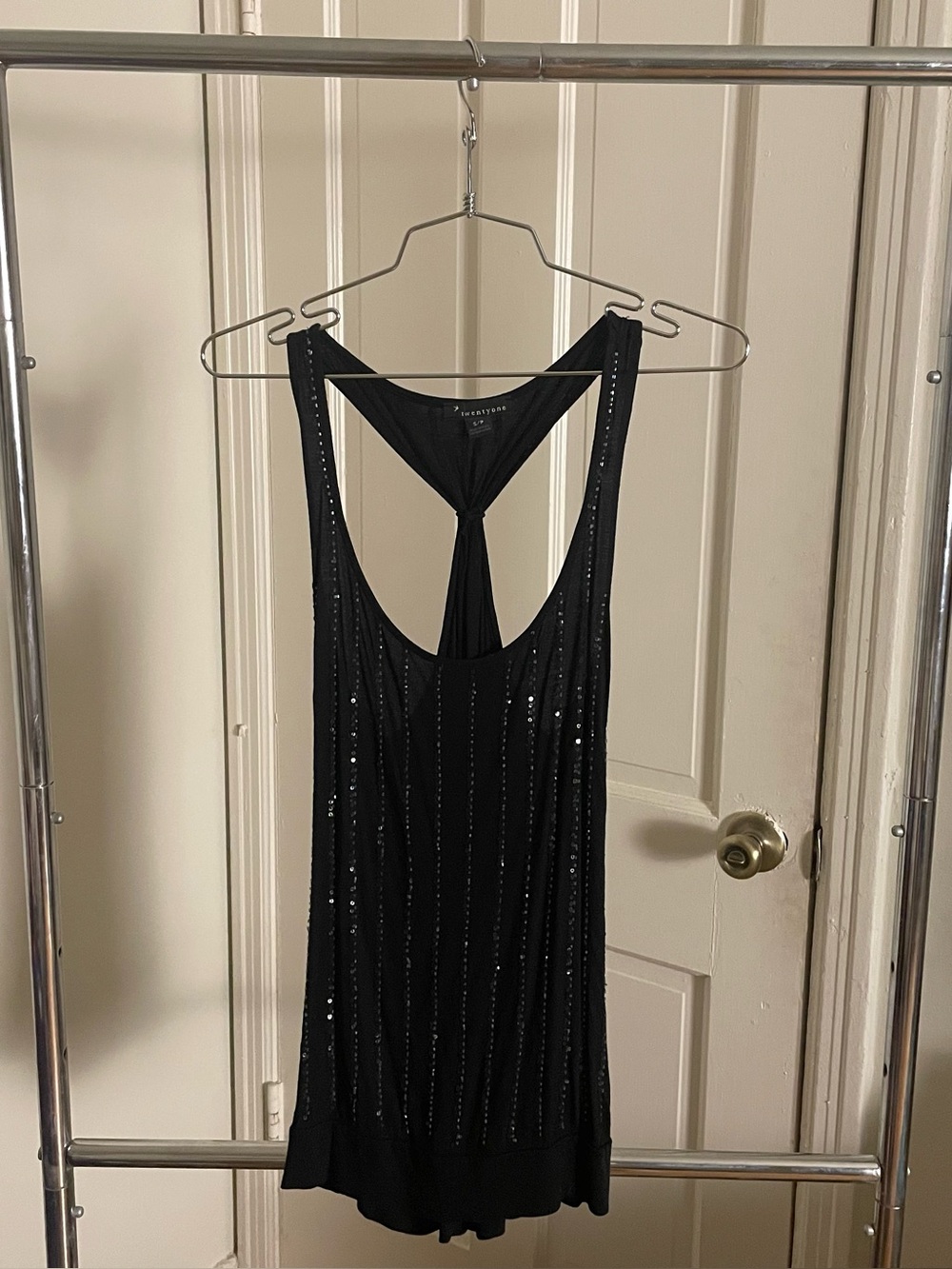 FOREVER 21 vintage beaded woven tank dress